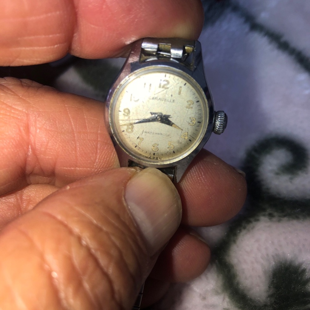 Caravelle Silver Watch